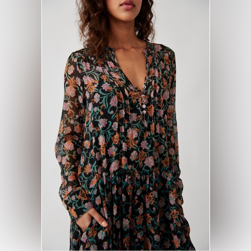 25-FREE PEOPLE SEE IT THROUGH DRESS - Picture 3 of 5